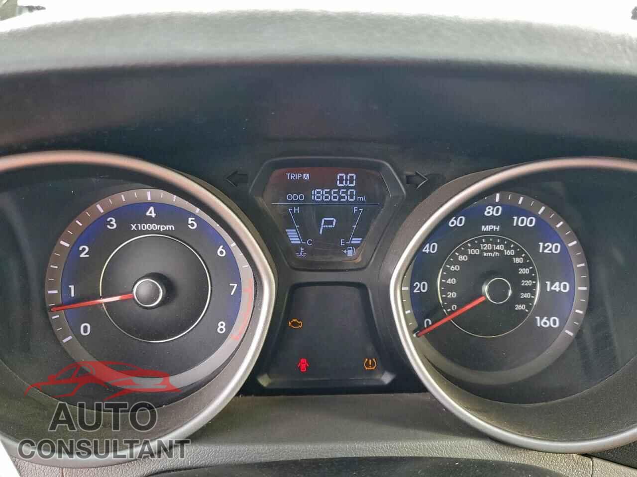 HYUNDAI ELANTRA 2012 - KMHDH4AE3CU310034