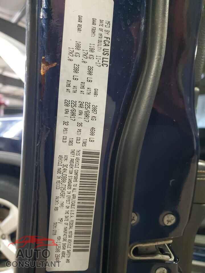 JEEP COMPASS 2018 - 3C4NJDBB0JT254501
