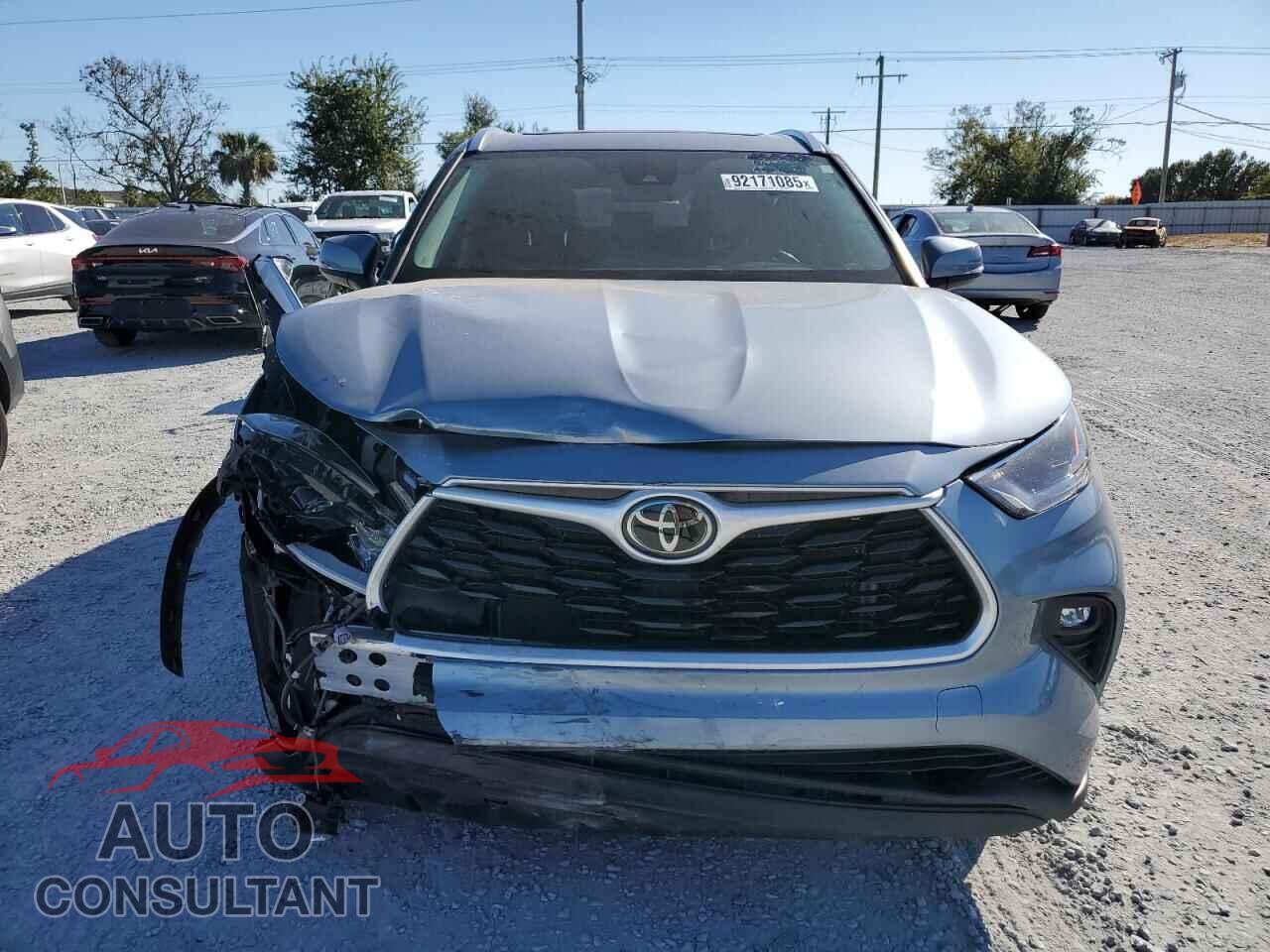 TOYOTA HIGHLANDER 2021 - 5TDGZRAH6MS089072
