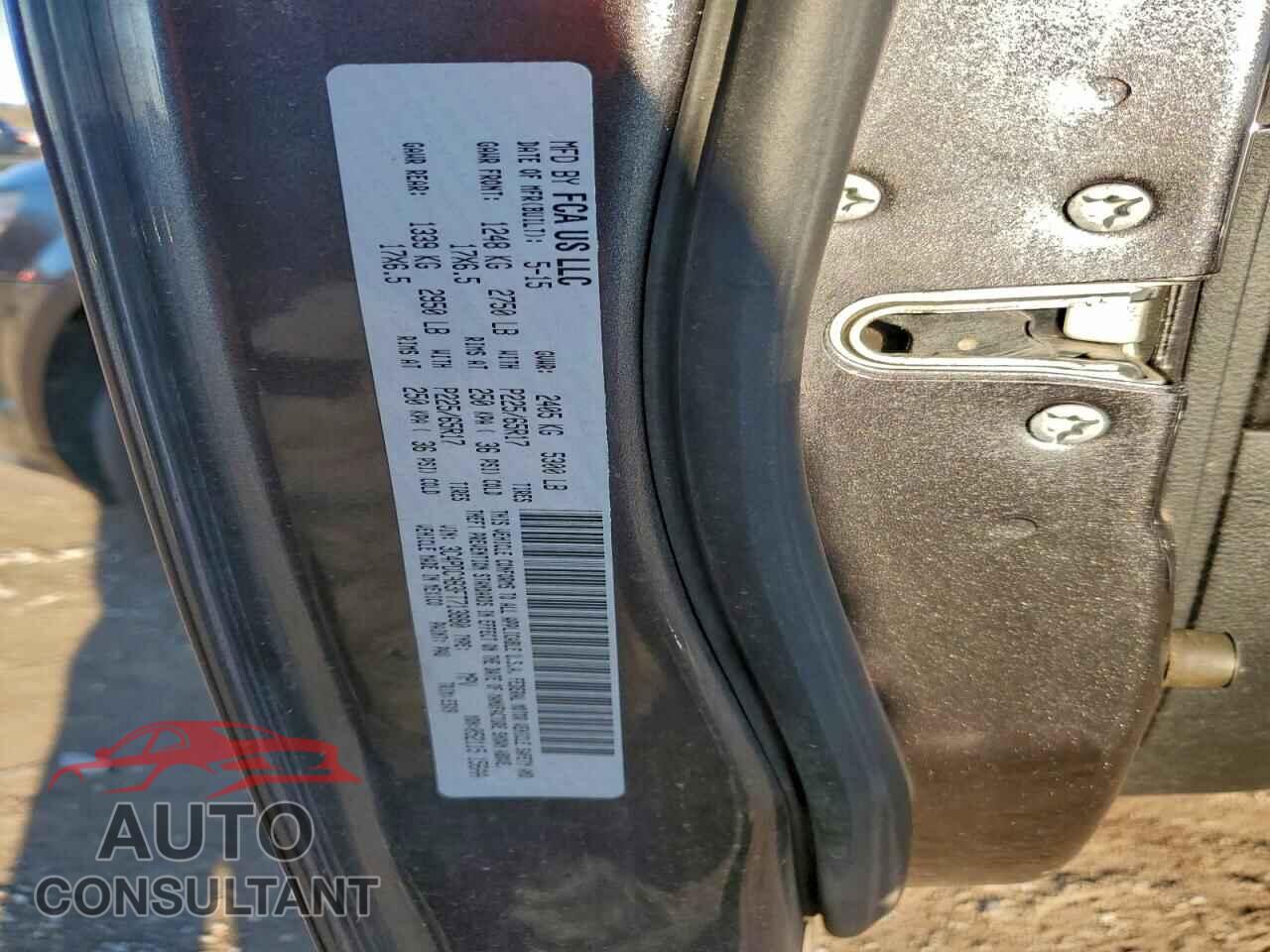 DODGE JOURNEY 2015 - 3C4PDCAB3FT713880
