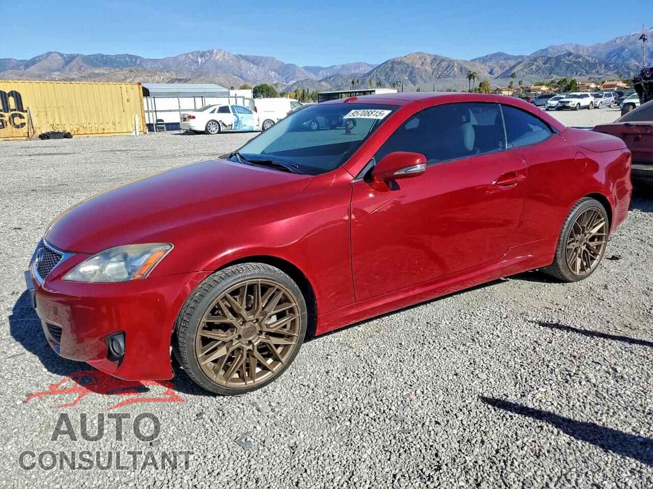 LEXUS IS 2010 - JTHFF2C23A2500644