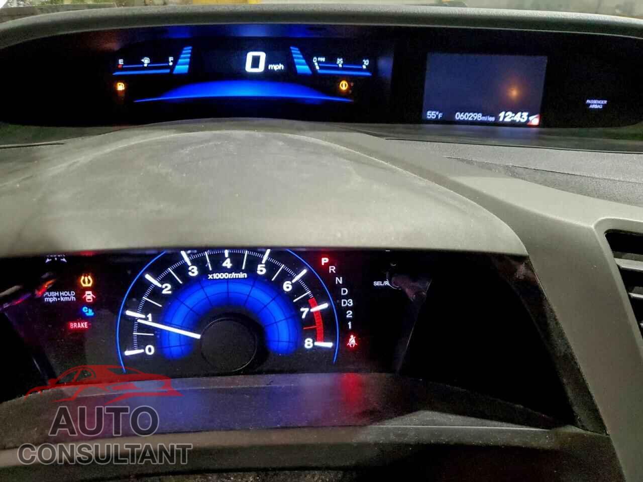 HONDA CIVIC 2012 - 2HGFG3B85CH522716