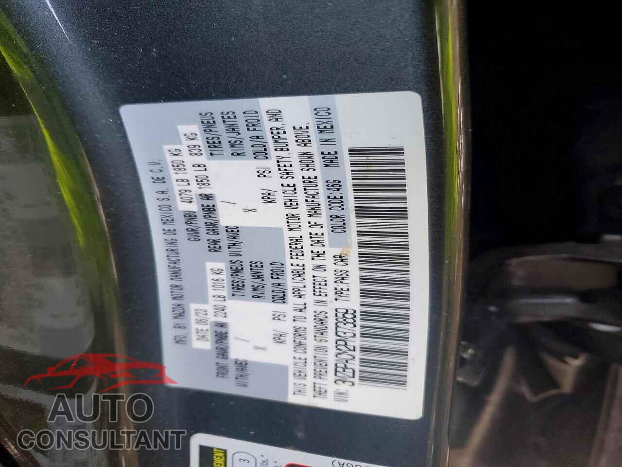 MAZDA 3 2023 - 3MZBPACM2PM373859