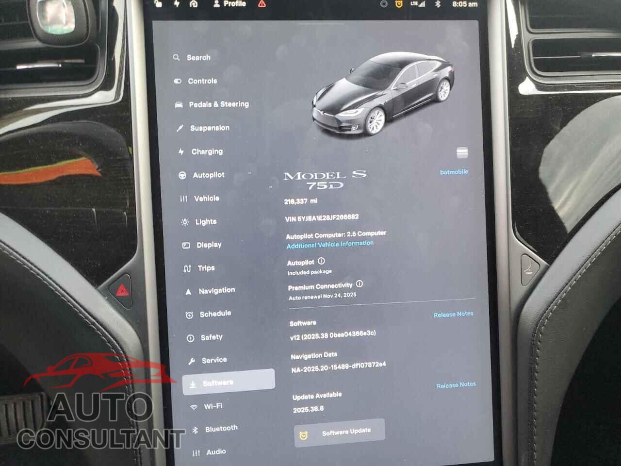 TESLA MODEL S 2018 - 5YJSA1E28JF266682