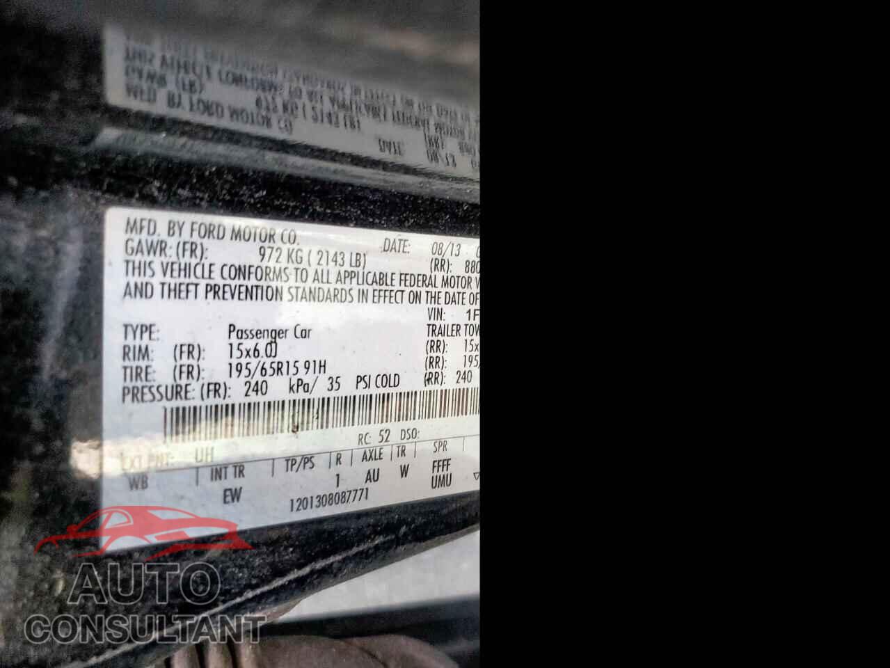 FORD FOCUS 2014 - 1FADP3E28EL130340