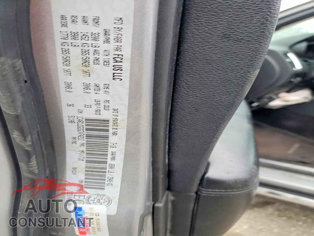 DODGE DURANGO 2016 - 1C4RDJDG2GC474212