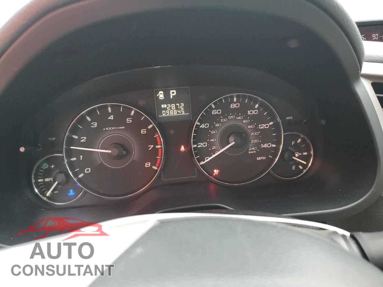 SUBARU OUTBACK 2012 - 4S4BRCLC7C3234351