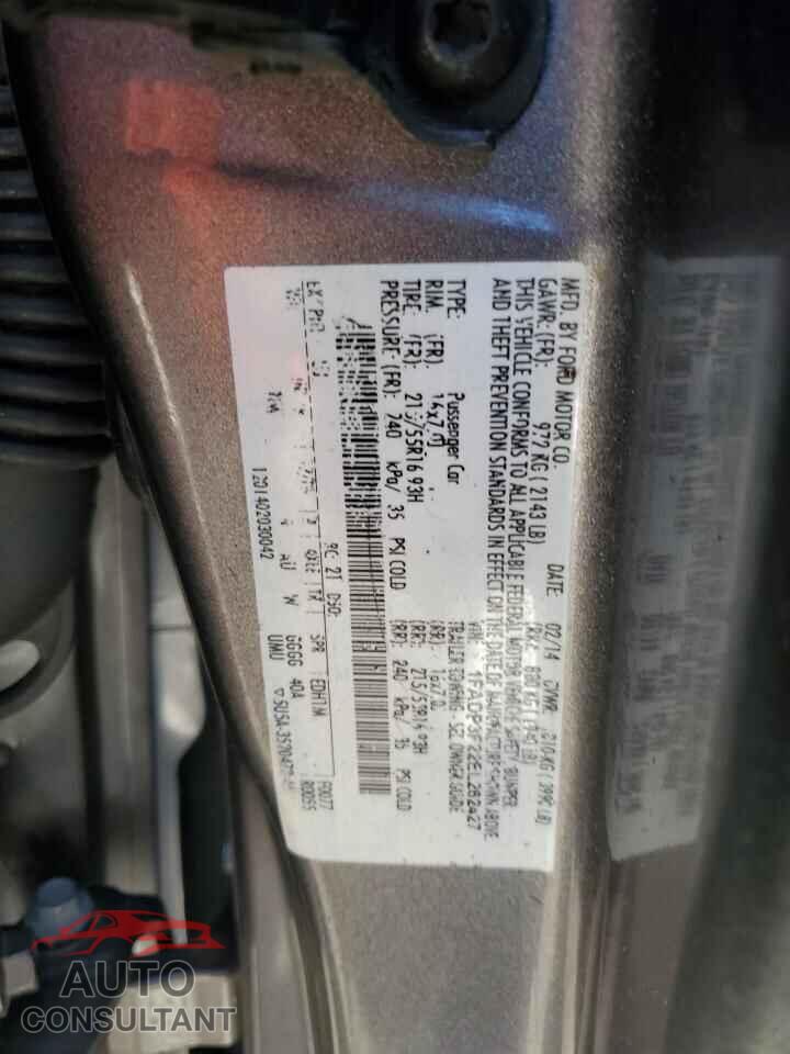 FORD FOCUS 2014 - 1FADP3F22EL262427