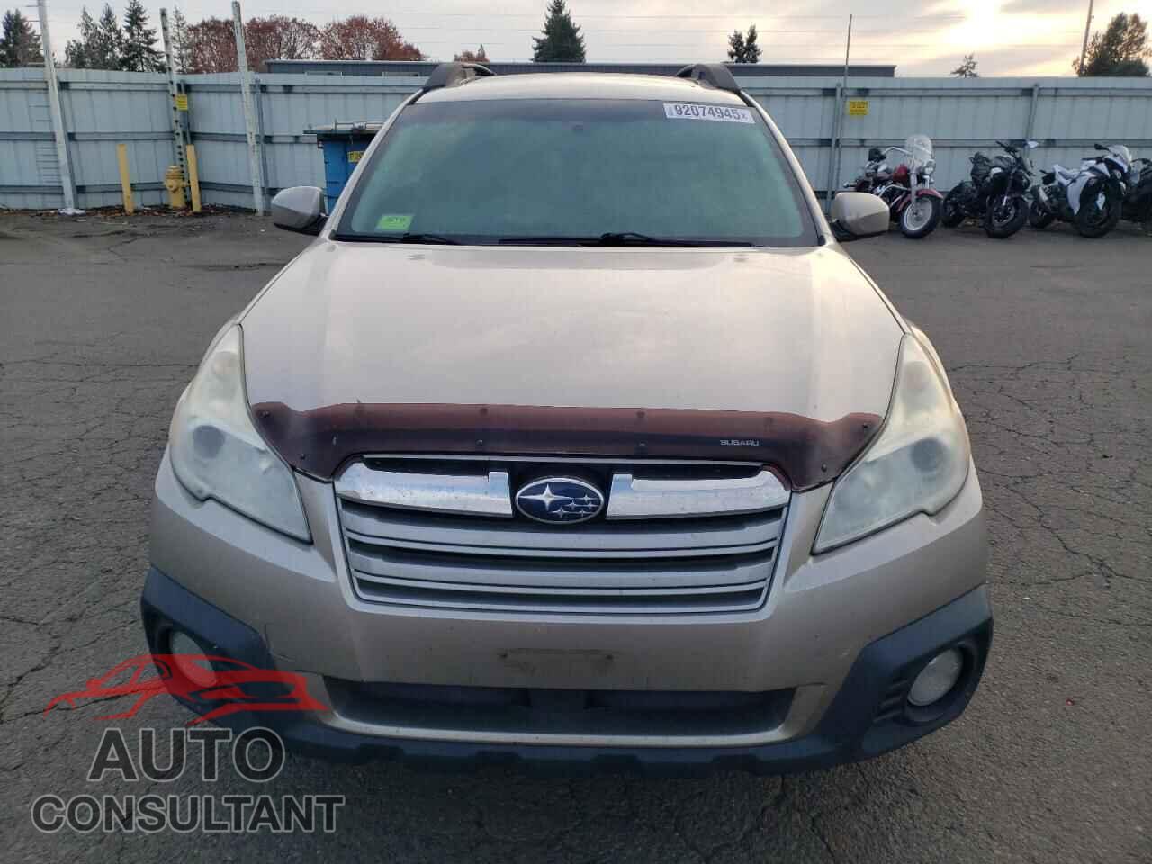SUBARU OUTBACK 2014 - 4S4BRBDC4E3310765