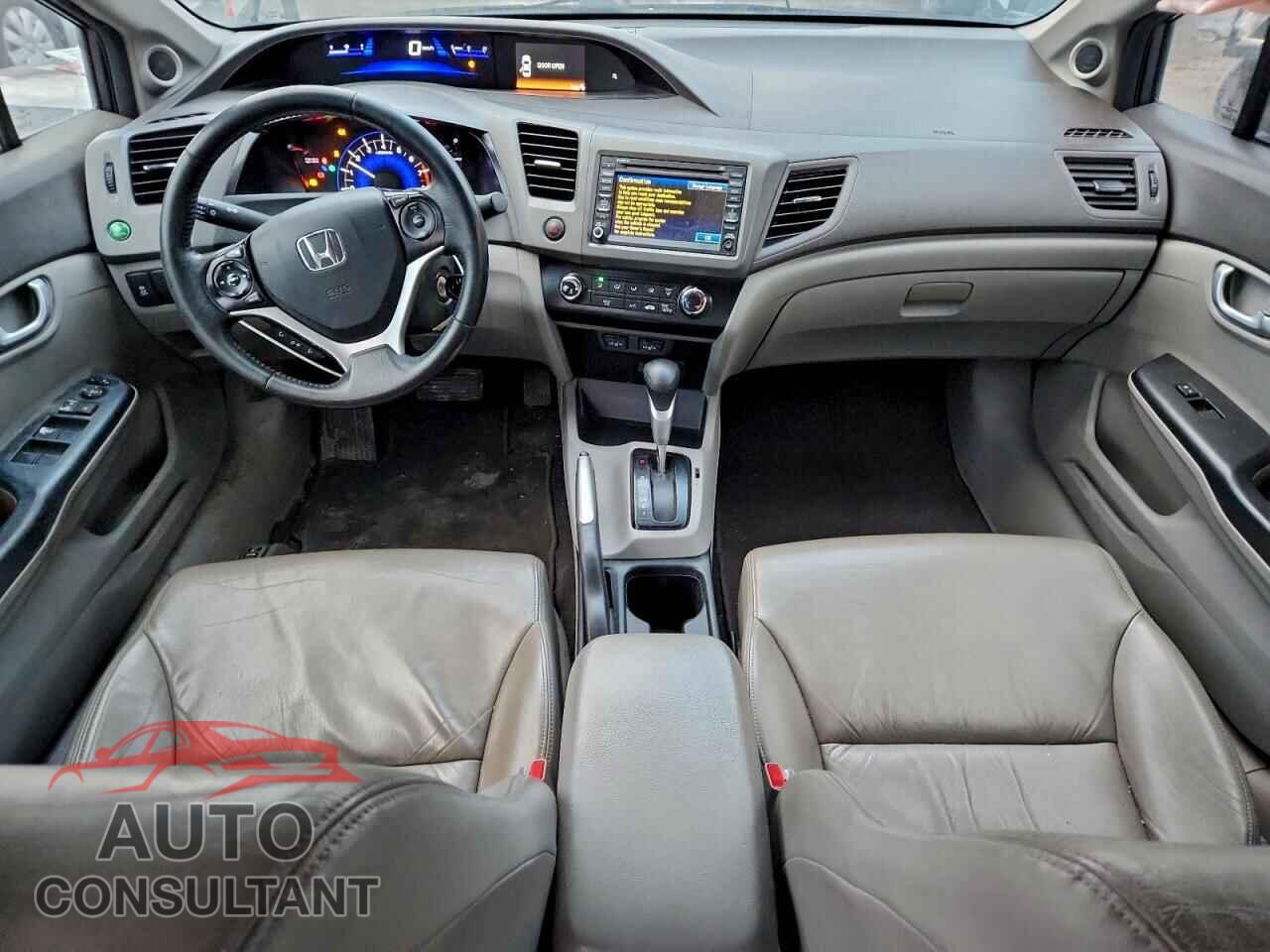 HONDA CIVIC 2012 - 2HGFB2F99CH108317