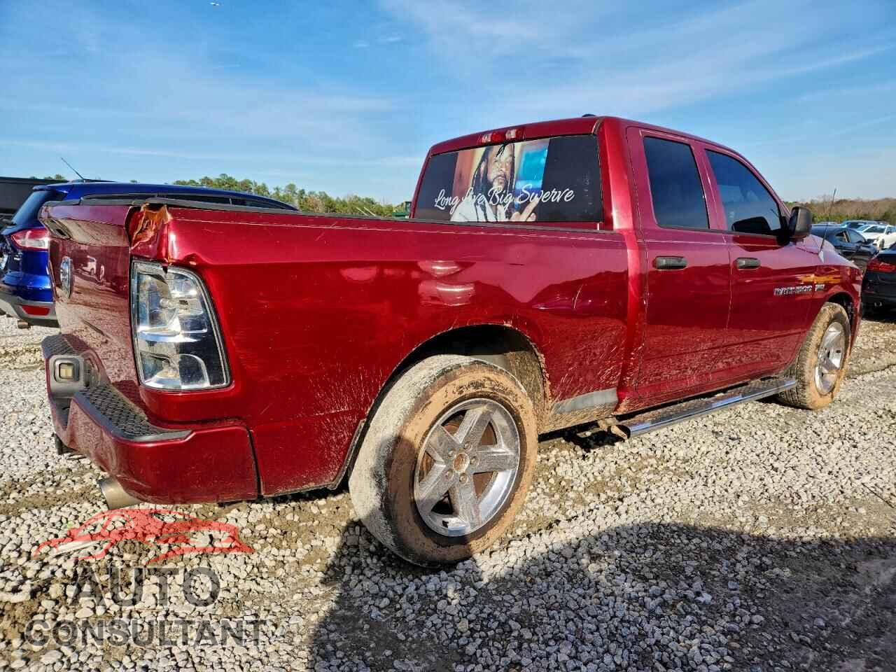 DODGE RAM 1500 2012 - 1C6RD6FT7CS281309