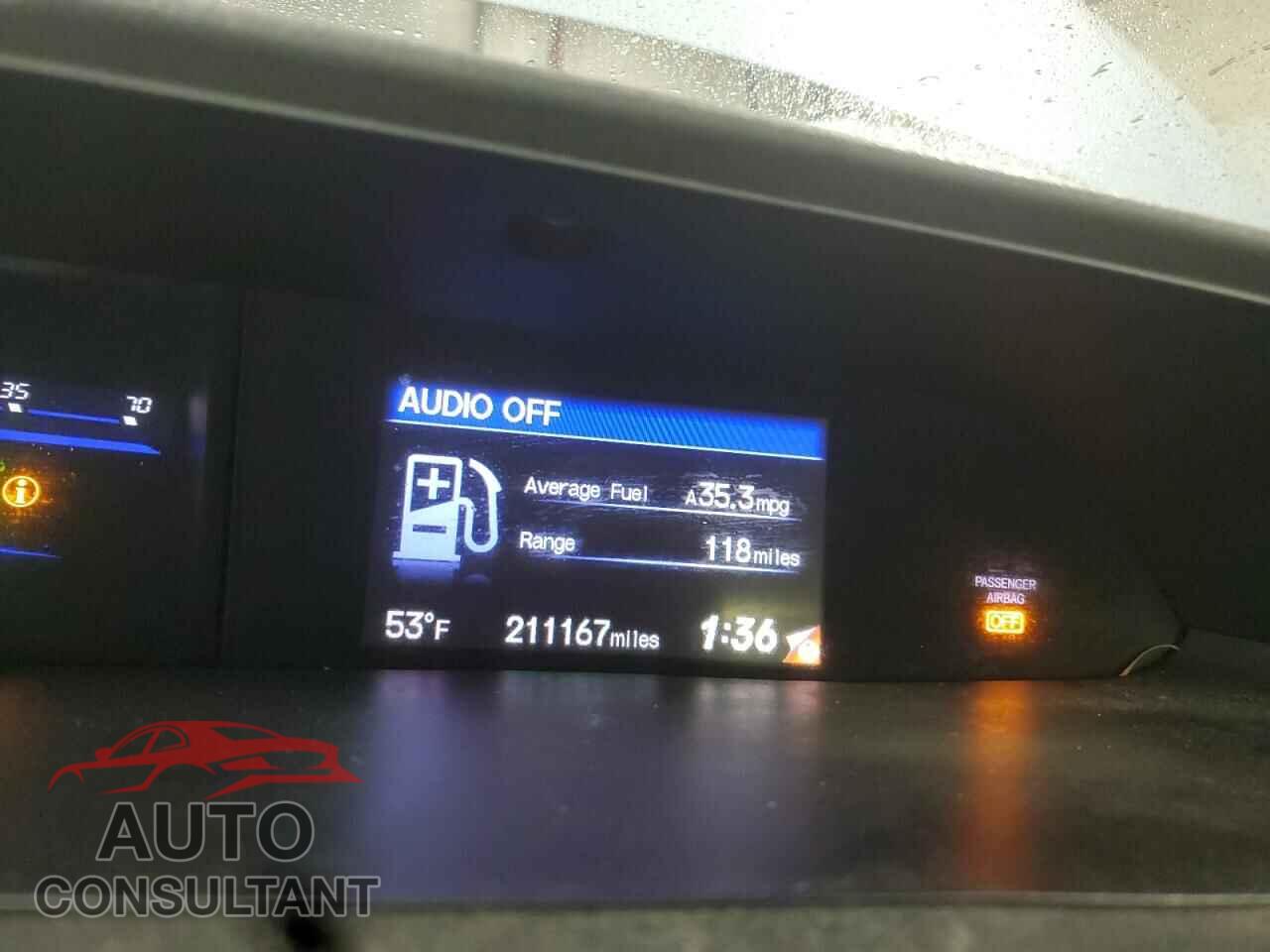 HONDA CIVIC 2012 - 2HGFG3B86CH502104