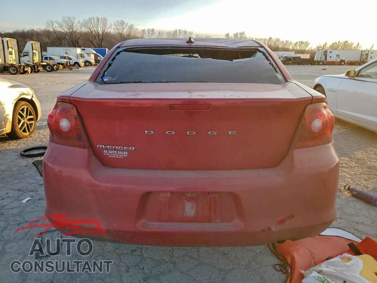 DODGE AVENGER 2013 - 1C3CDZAB7DN571701