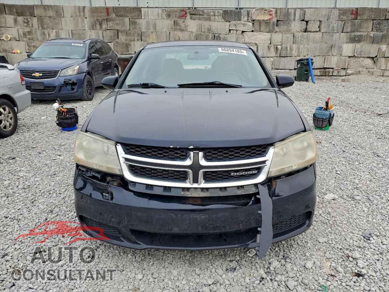 DODGE AVENGER 2012 - 1C3CDZCB3CN122835