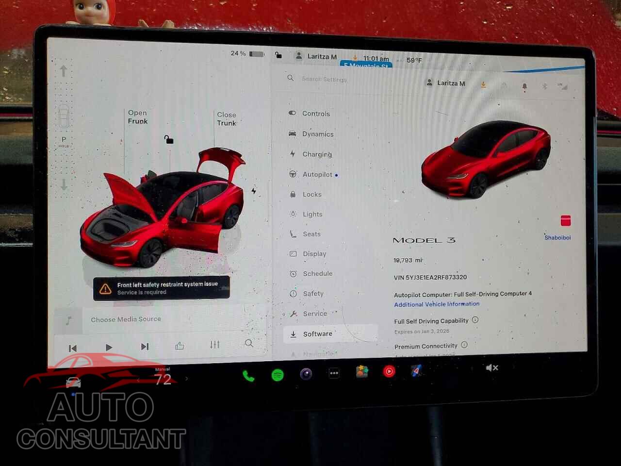 TESLA MODEL 3 2024 - 5YJ3E1EA2RF873320