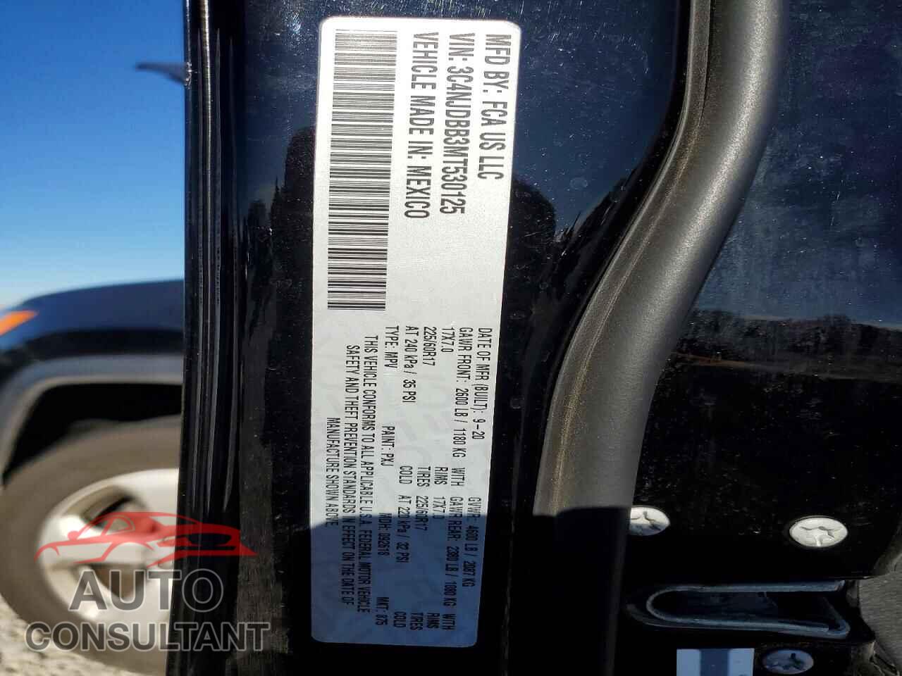JEEP COMPASS 2021 - 3C4NJDBB3MT530125