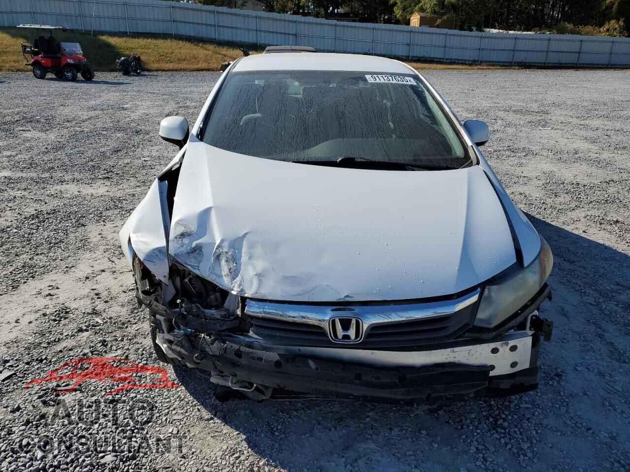 HONDA CIVIC 2012 - 19XFB2F56CE080192
