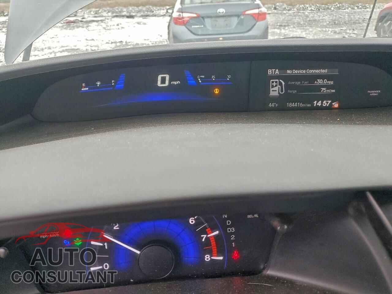 HONDA CIVIC 2013 - 19XFB2F9XDE282697