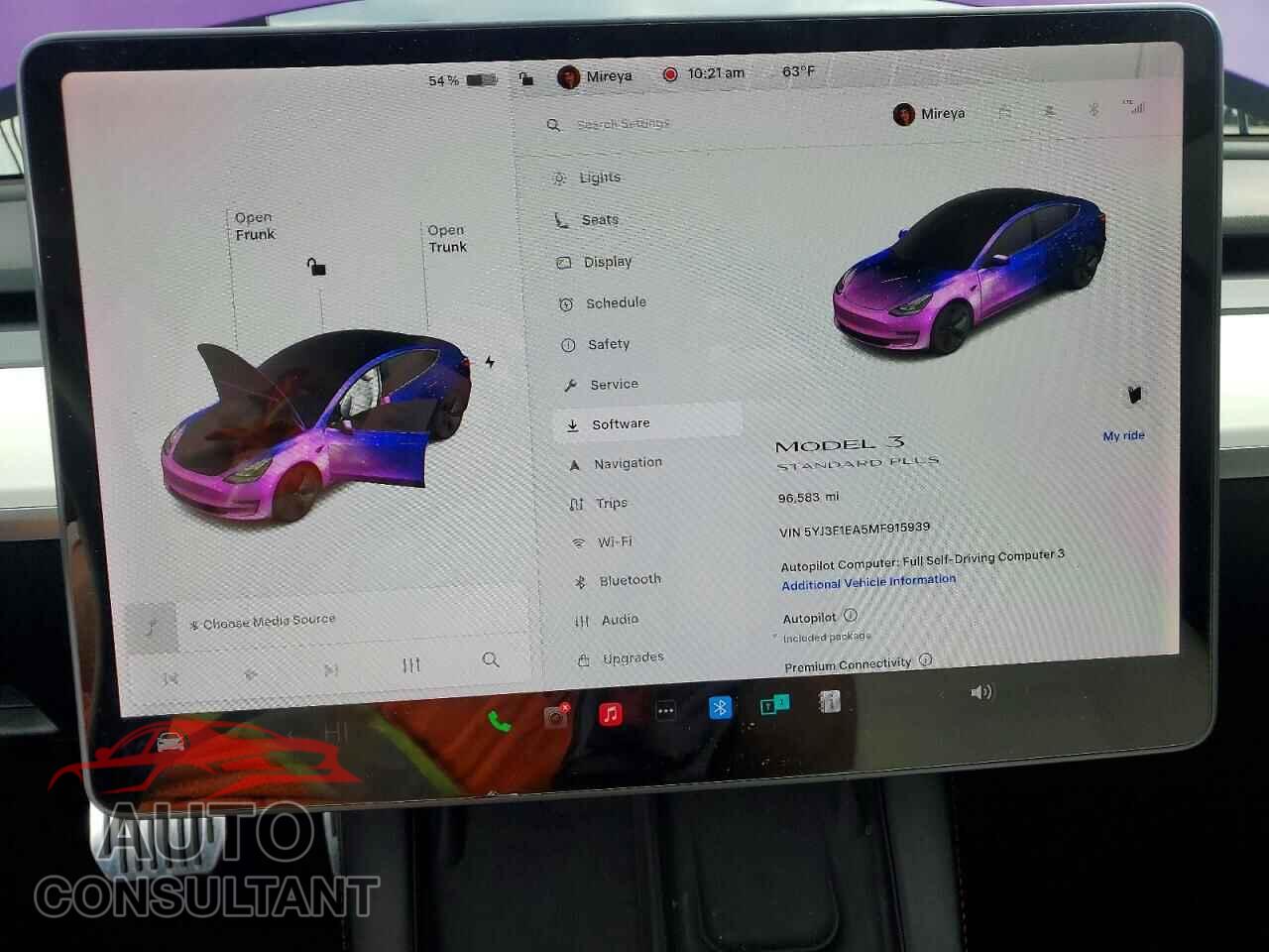 TESLA MODEL 3 2021 - 5YJ3E1EA5MF915939