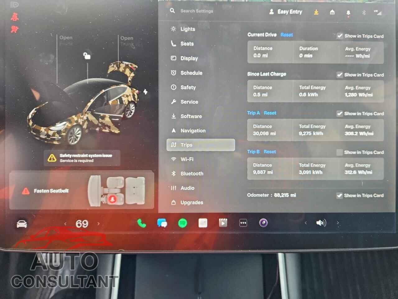 TESLA MODEL 3 2018 - 5YJ3E1EB2JF107312