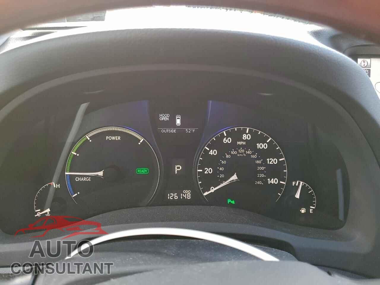 LEXUS RX450 2012 - JTJBC1BA6C2434196