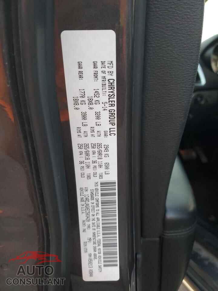 DODGE DURANGO 2014 - 1C4RDJAG0EC503420