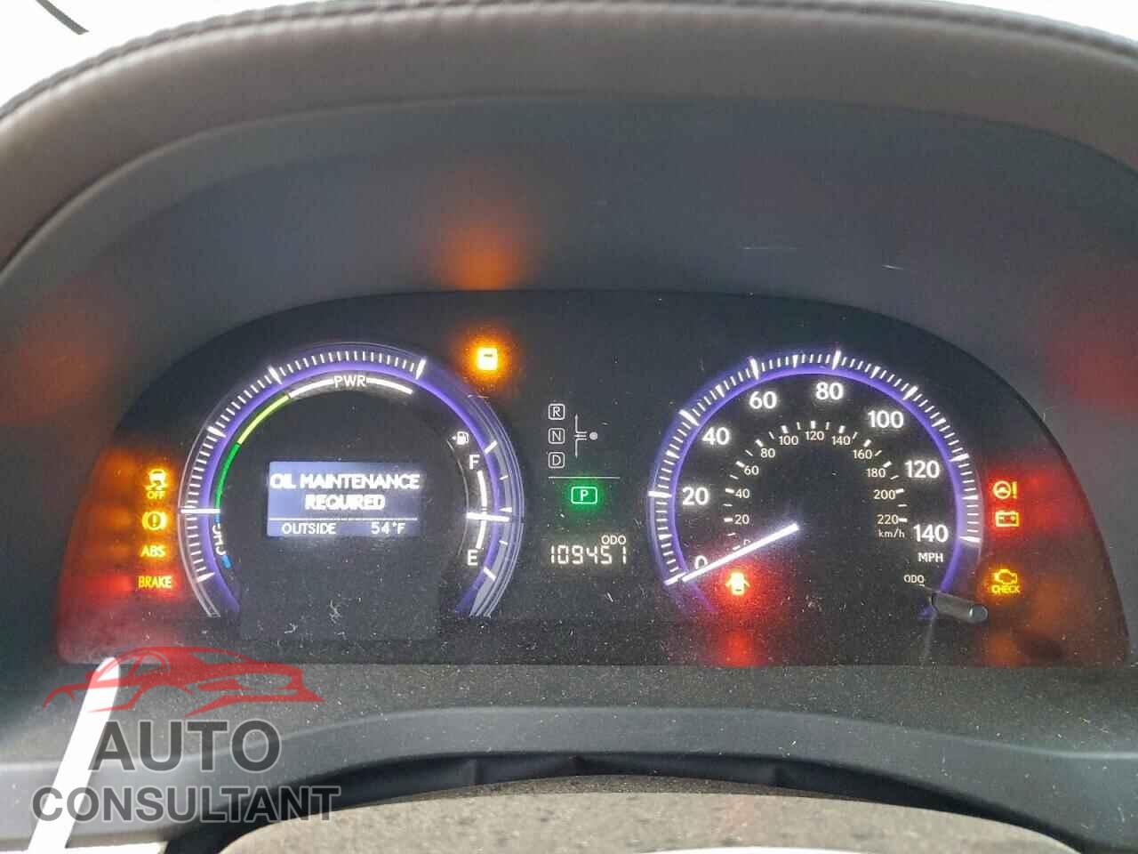 LEXUS HS 2010 - JTHBB1BA7A2015632
