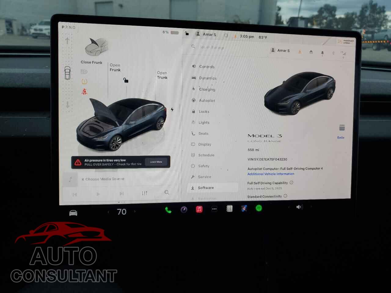 TESLA MODEL 3 2025 - 5YJ3E1EA7SF043230