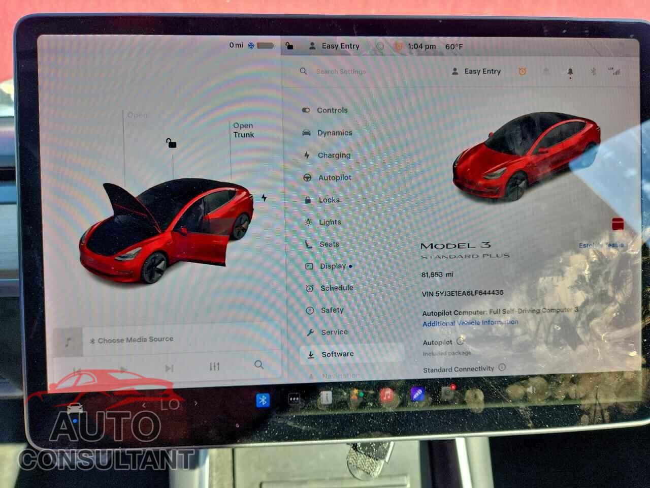 TESLA MODEL 3 2020 - 5YJ3E1EA6LF644436
