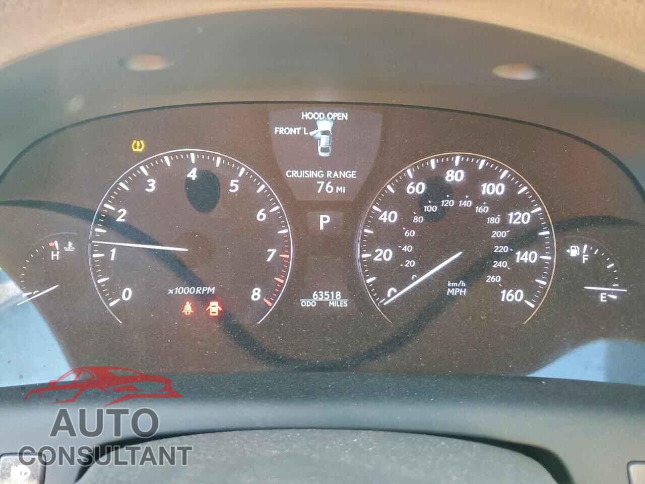 LEXUS LS460 2011 - JTHCL5EF4B5010730