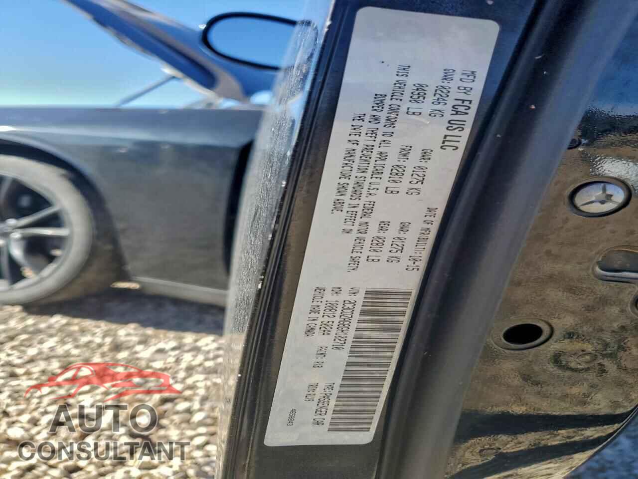 DODGE CHALLENGER 2016 - 2C3CDZAG8GH102710