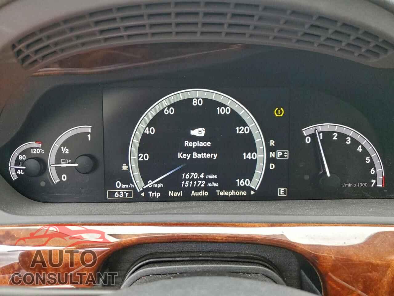 MERCEDES-BENZ S-CLASS 2012 - WDDNG7DB2CA422488