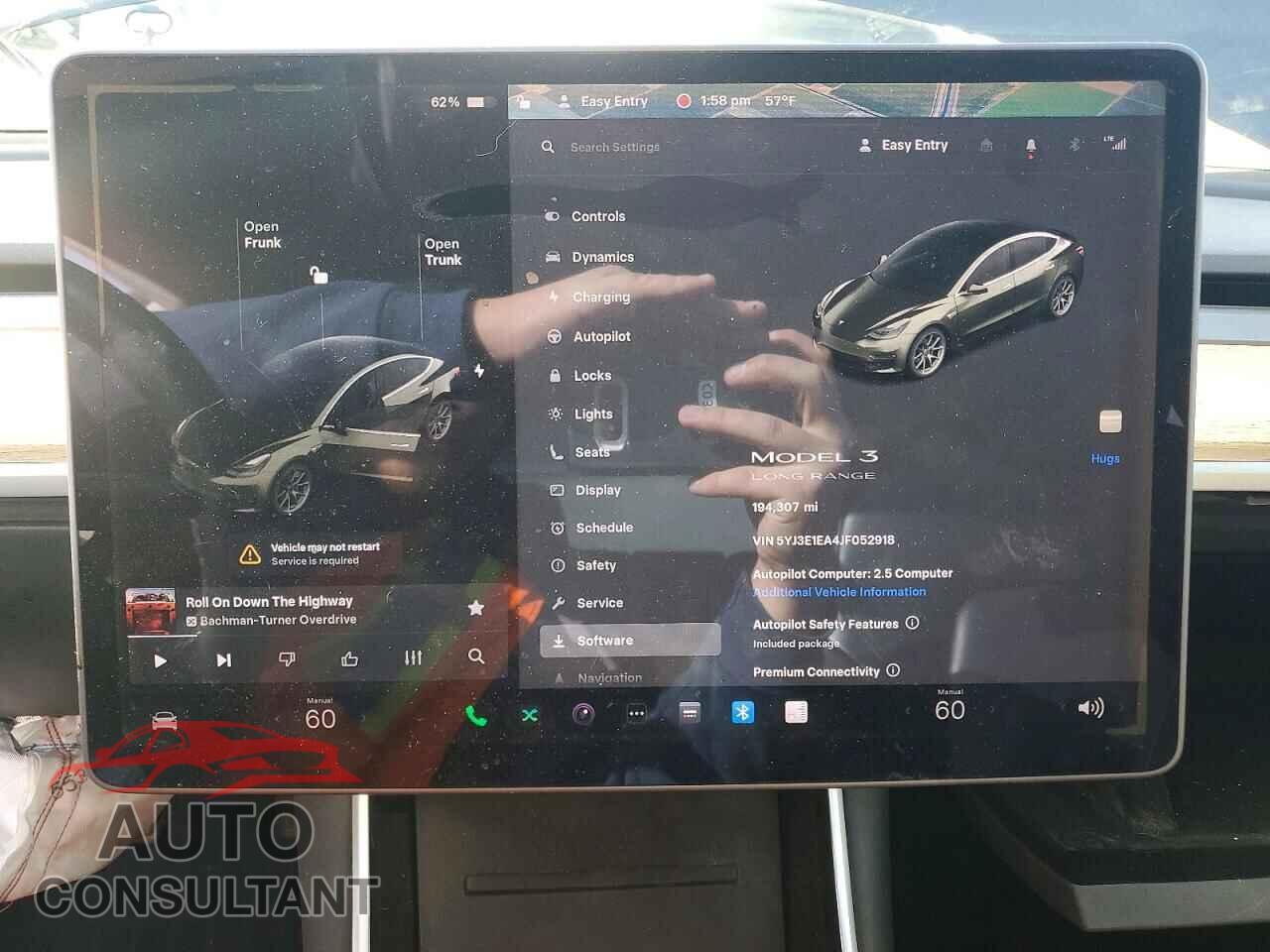 TESLA MODEL 3 2018 - 5YJ3E1EA4JF052918