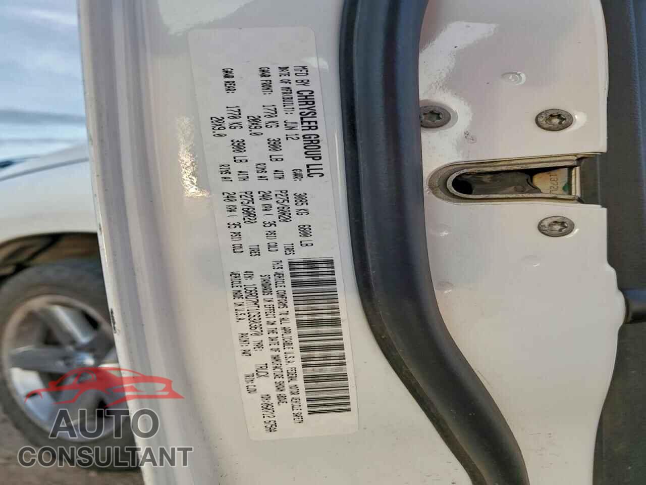 DODGE RAM 1500 2012 - 1C6RD7MT1CS303670