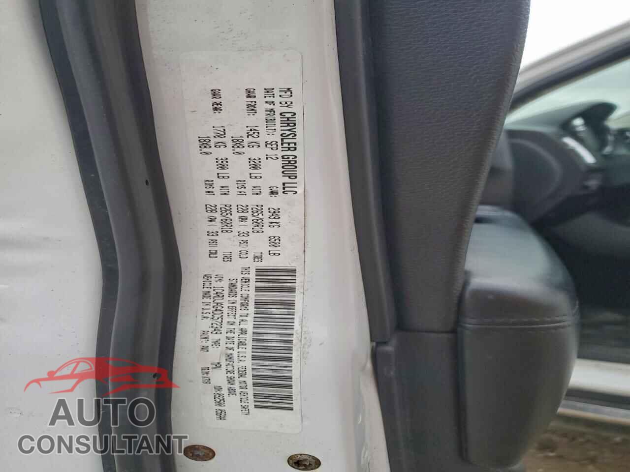 DODGE DURANGO 2013 - 1C4RDJAG4DC572349