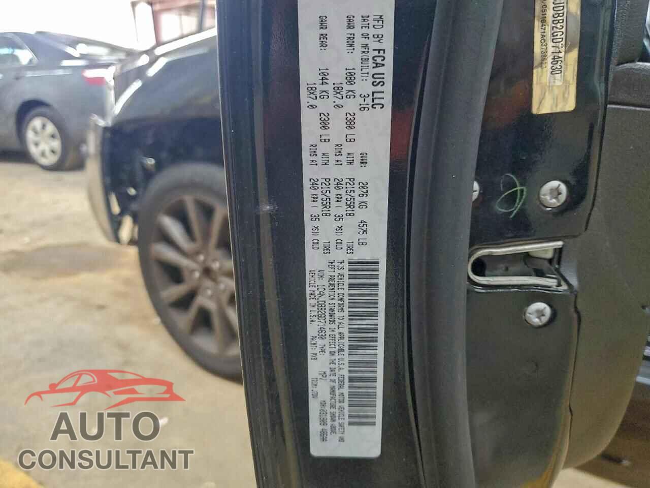 JEEP COMPASS 2016 - 1C4NJDBB2GD714630