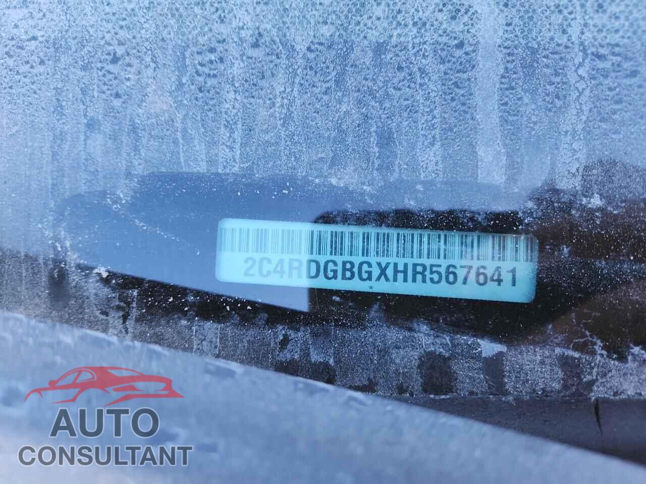 DODGE CARAVAN 2017 - 2C4RDGBGXHR567641
