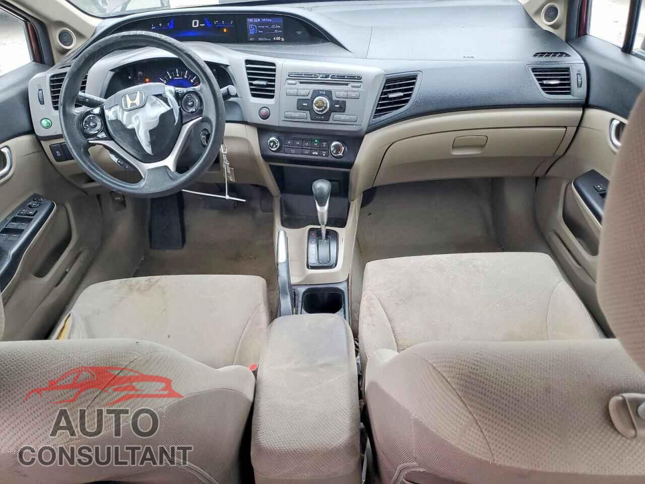 HONDA CIVIC 2012 - 19XFB2F85CE036758