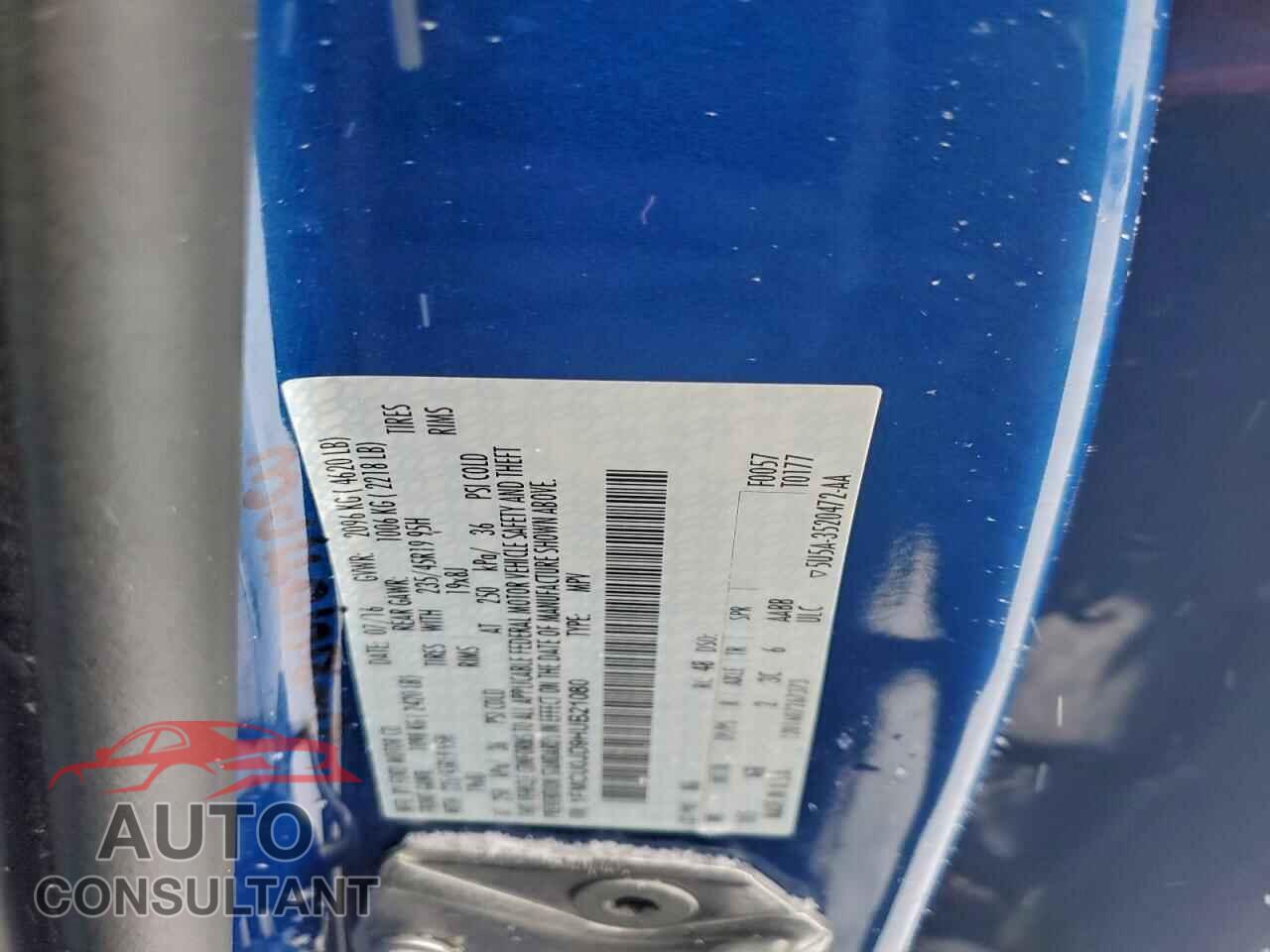 FORD ESCAPE 2017 - 1FMCU0JD9HUB21080