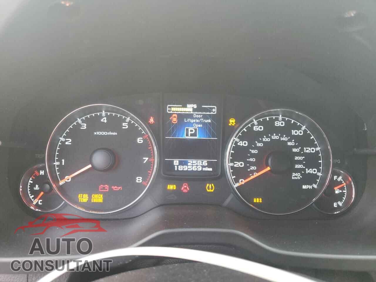 SUBARU OUTBACK 2014 - 4S4BRBLC0E3281735