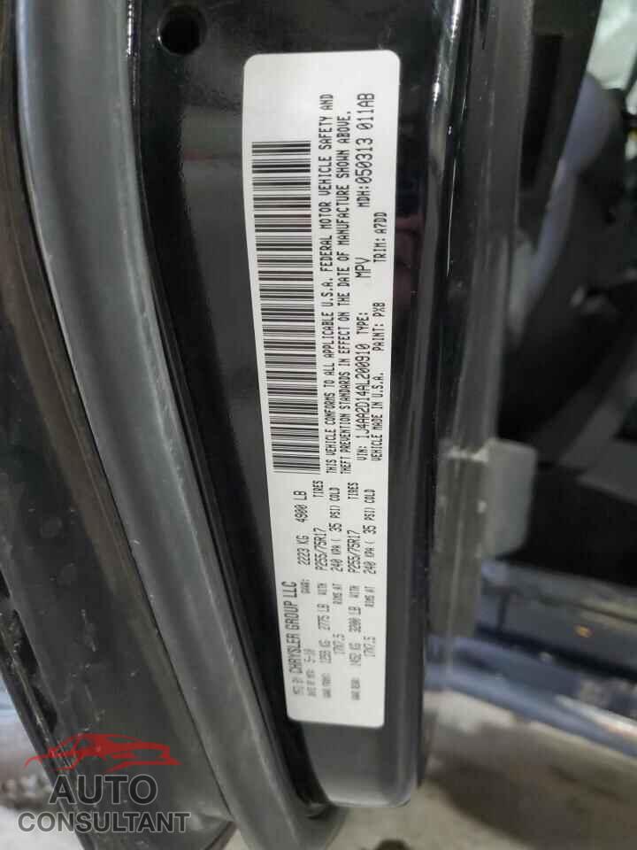 JEEP WRANGLER 2010 - 1J4AA2D14AL200910