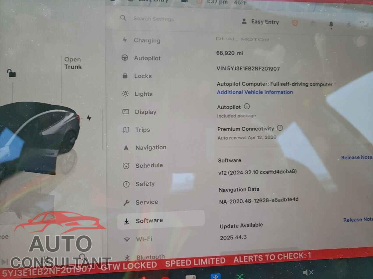 TESLA MODEL 3 2022 - 5YJ3E1EB2NF201907