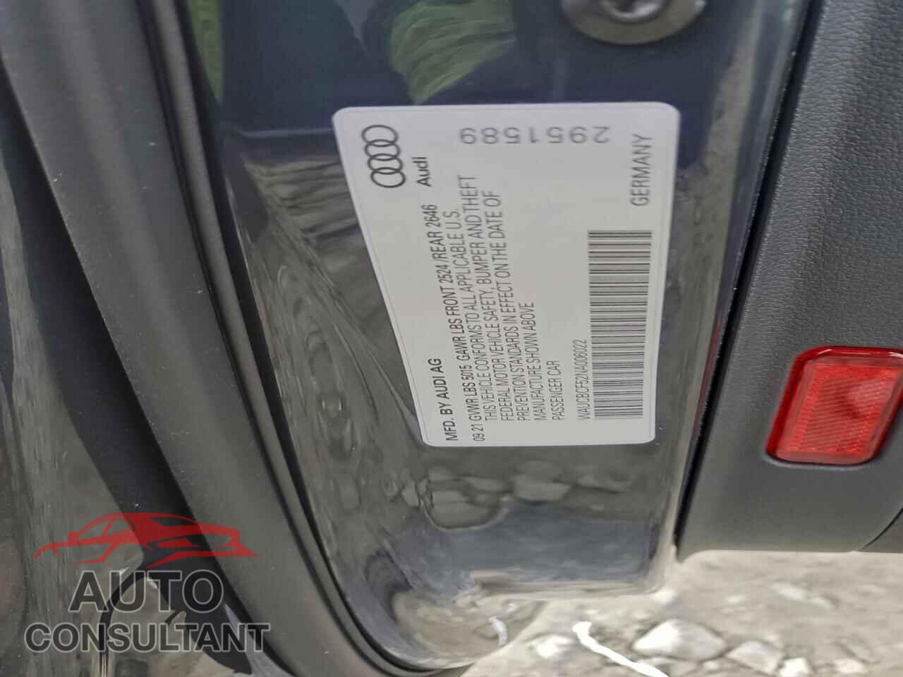 AUDI A5 2022 - WAUCBCF52NA006022
