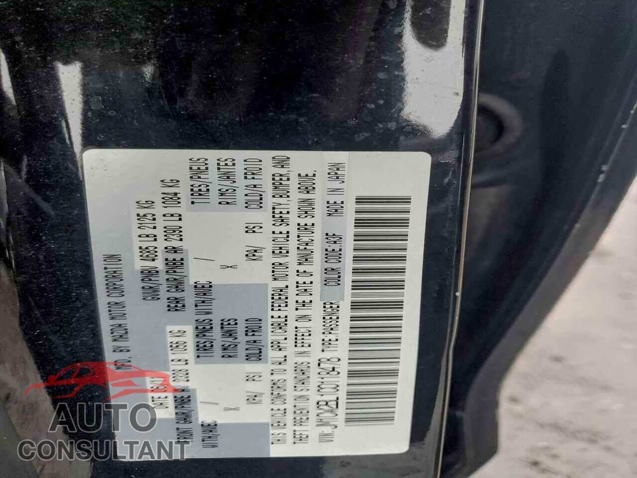 MAZDA 5 2012 - JM1CW2BL1C0118478