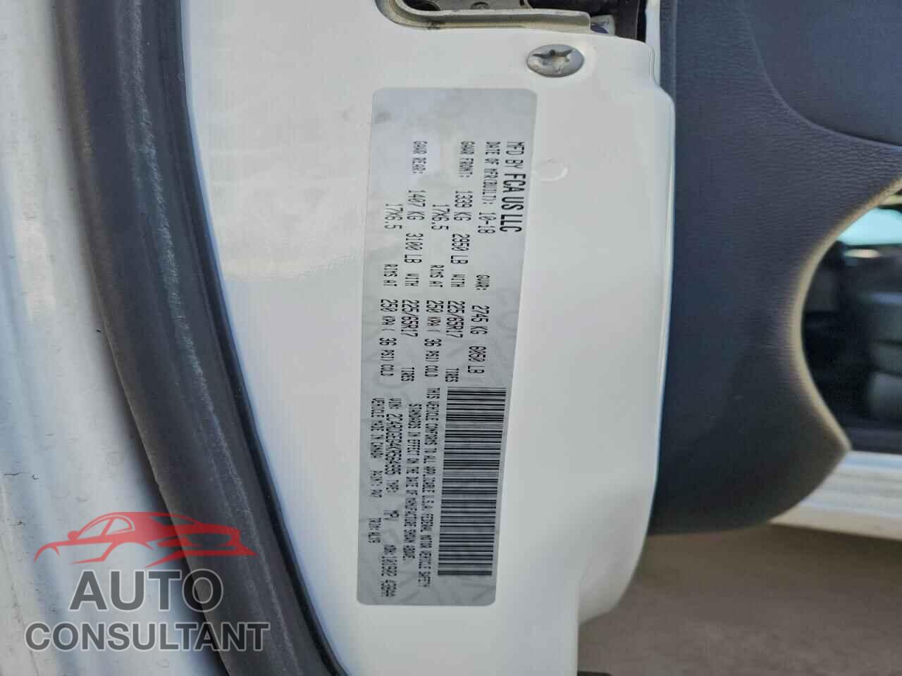 DODGE CARAVAN 2019 - 2C4RDGEG4KR564995