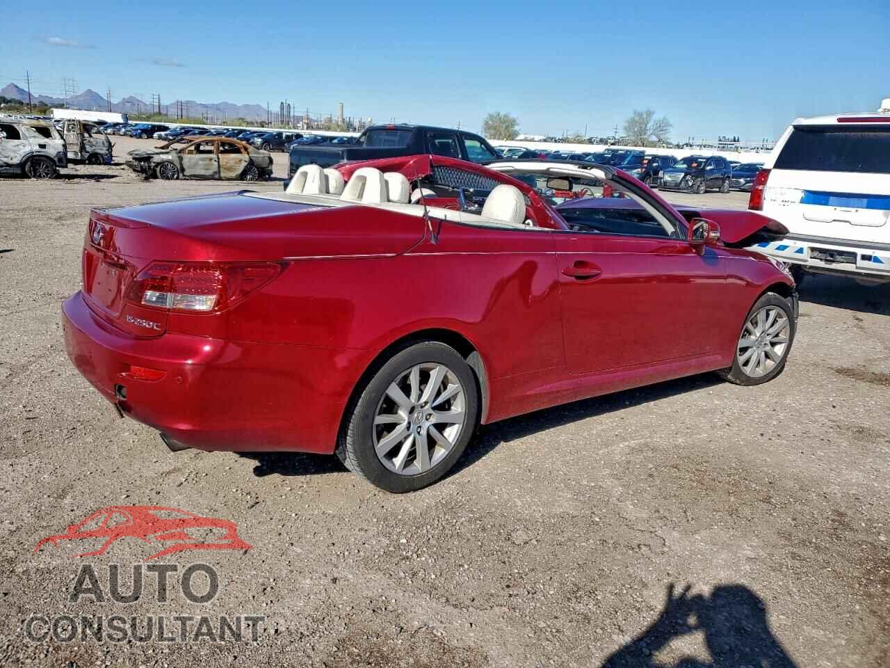 LEXUS IS 2010 - JTHFF2C21A2506507