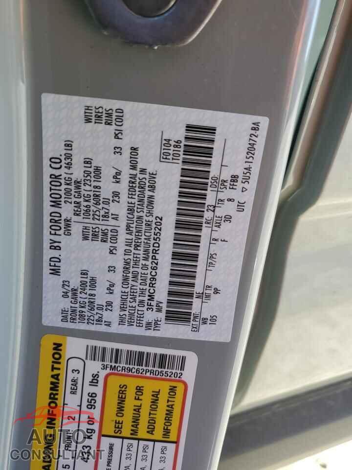 FORD BRONCO 2023 - 3FMCR9C62PRD55202
