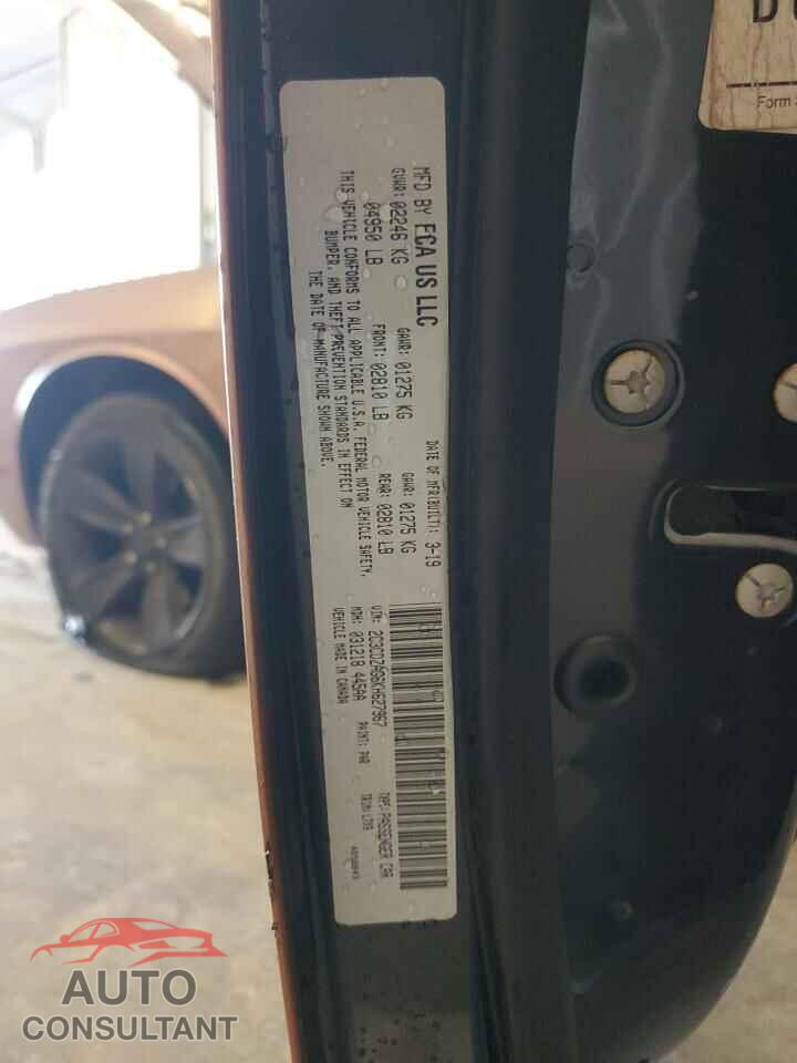 DODGE CHALLENGER 2019 - 2C3CDZAG6KH627967