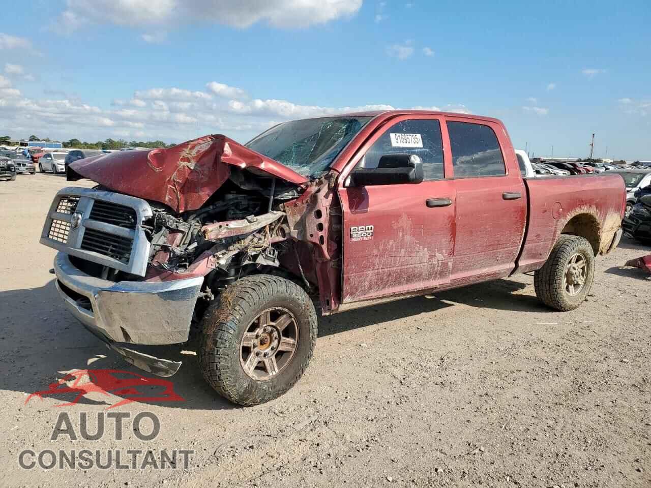 DODGE RAM 2500 2012 - 3C6UD5CL3CG196788