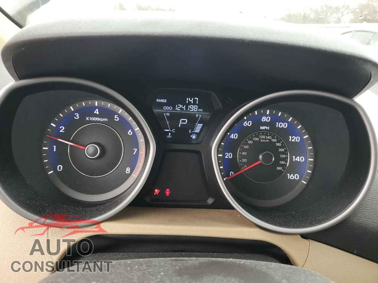 HYUNDAI ELANTRA 2012 - KMHDH4AE4CU355192